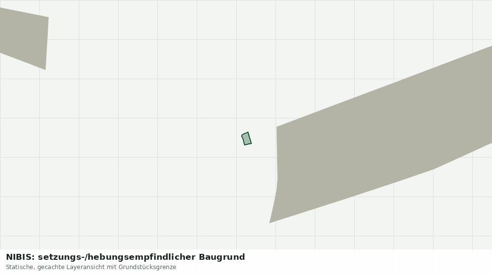 Statische Kartenansicht: NIBIS: setzungs-/hebungsempfindlicher Baugrund