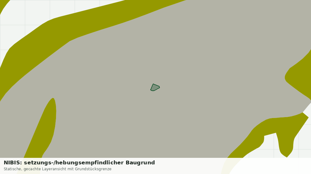 Statische Kartenansicht: NIBIS: setzungs-/hebungsempfindlicher Baugrund