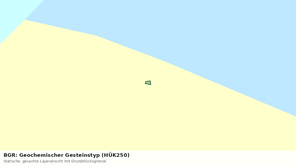 Statische Kartenansicht: BGR: Geochemischer Gesteinstyp (HÜK250)