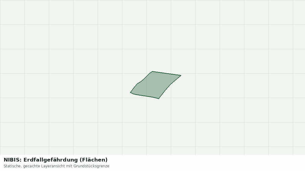 Statische Kartenansicht: NIBIS: Erdfallgefährdung (Flächen)