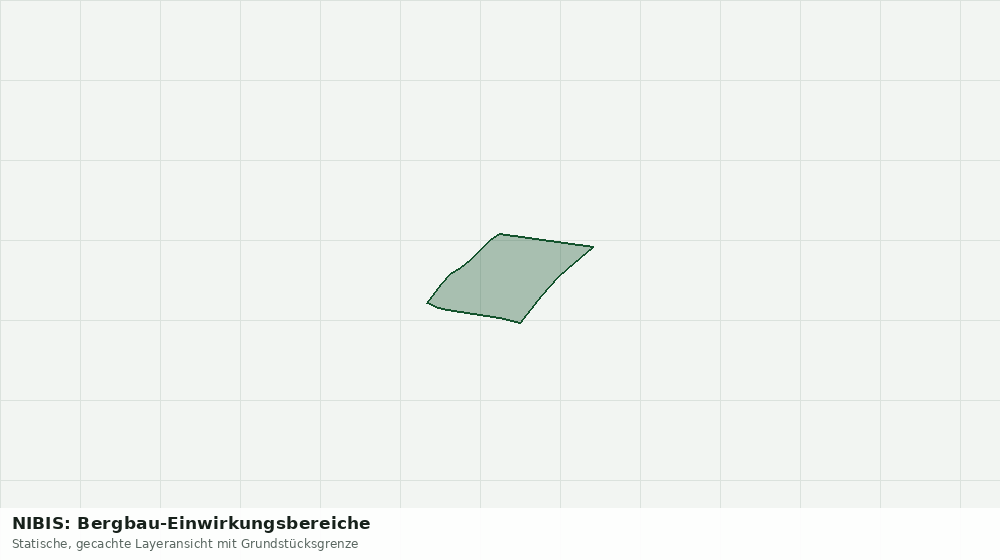 Statische Kartenansicht: NIBIS: Bergbau-Einwirkungsbereiche