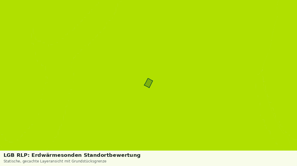 Statische Kartenansicht: LGB RLP: Erdwärmesonden Standortbewertung
