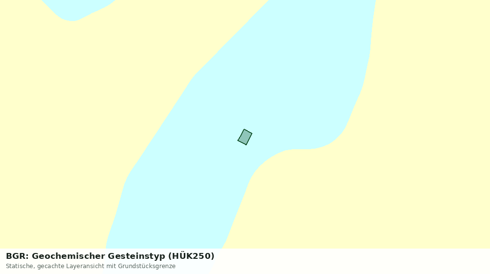 Statische Kartenansicht: BGR: Geochemischer Gesteinstyp (HÜK250)