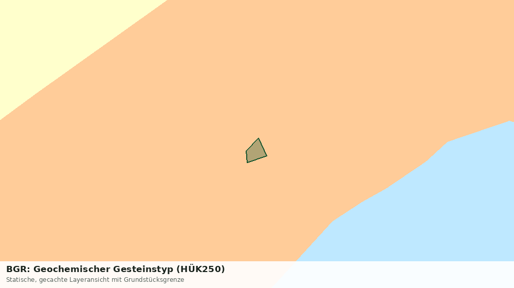 Statische Kartenansicht: BGR: Geochemischer Gesteinstyp (HÜK250)