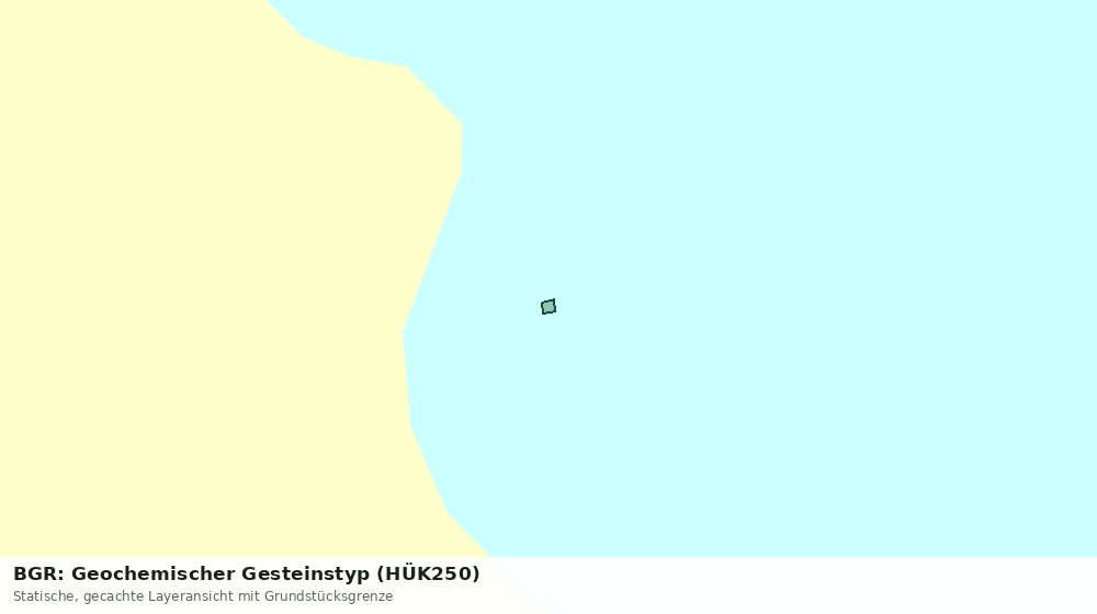 Statische Kartenansicht: BGR: Geochemischer Gesteinstyp (HÜK250)