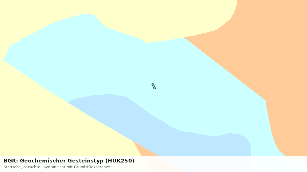 Statische Kartenansicht: BGR: Geochemischer Gesteinstyp (HÜK250)