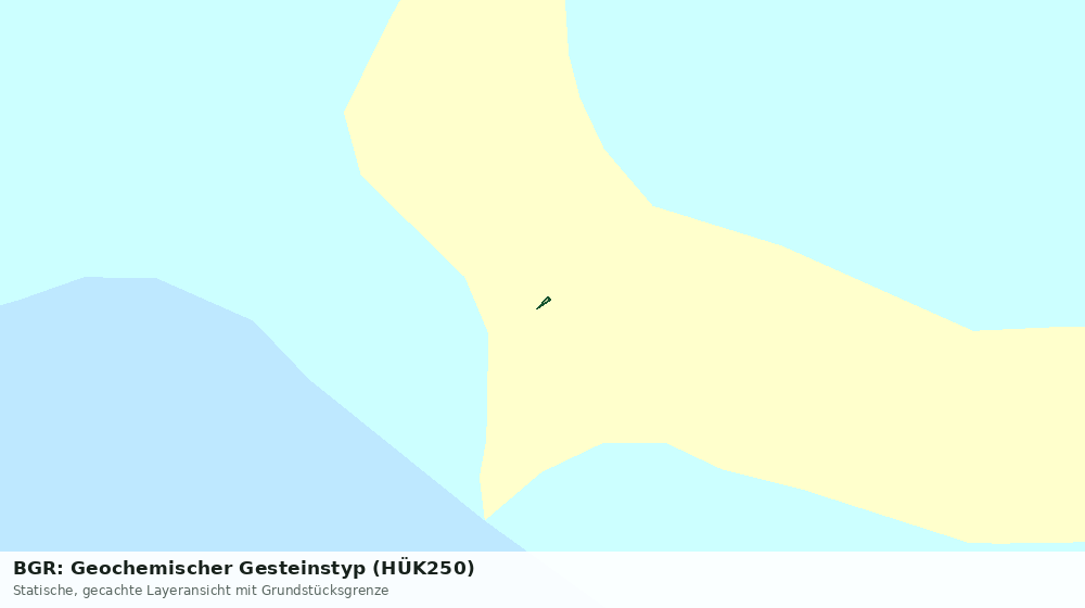 Statische Kartenansicht: BGR: Geochemischer Gesteinstyp (HÜK250)
