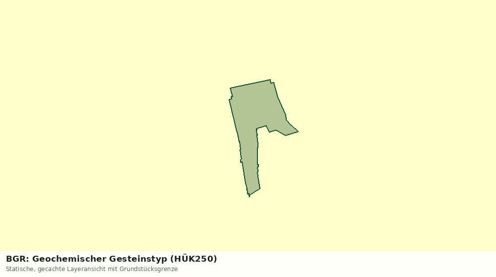 Statische Kartenansicht: BGR: Geochemischer Gesteinstyp (HÜK250)