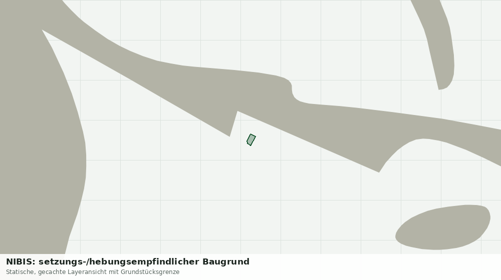 Statische Kartenansicht: NIBIS: setzungs-/hebungsempfindlicher Baugrund