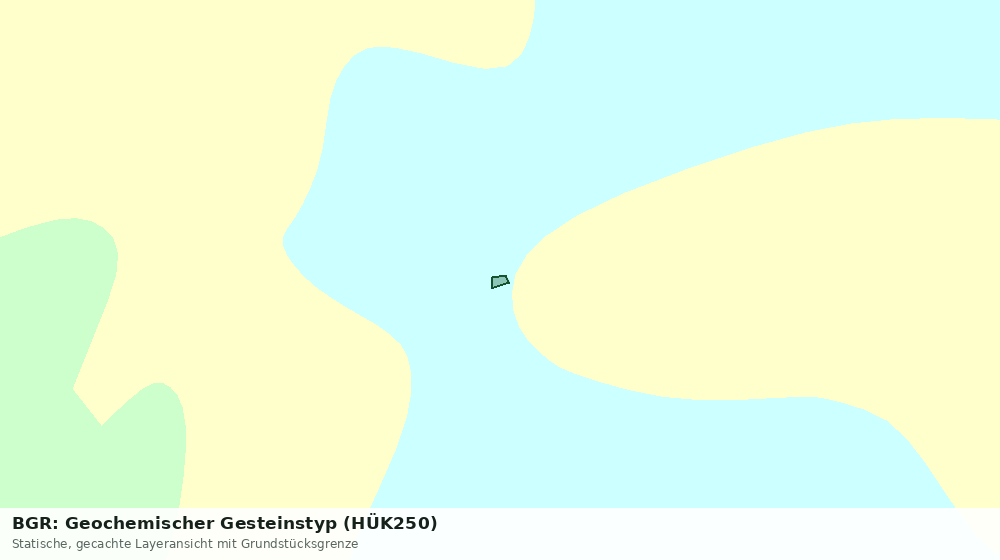 Statische Kartenansicht: BGR: Geochemischer Gesteinstyp (HÜK250)