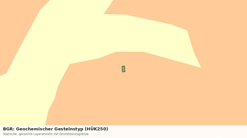 Statische Kartenansicht: BGR: Geochemischer Gesteinstyp (HÜK250)