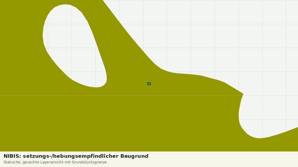 Statische Kartenansicht: NIBIS: setzungs-/hebungsempfindlicher Baugrund