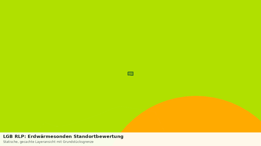 Statische Kartenansicht: LGB RLP: Erdwärmesonden Standortbewertung