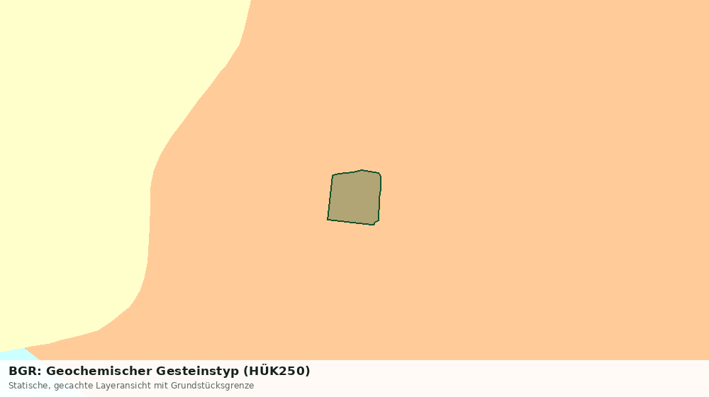 Statische Kartenansicht: BGR: Geochemischer Gesteinstyp (HÜK250)