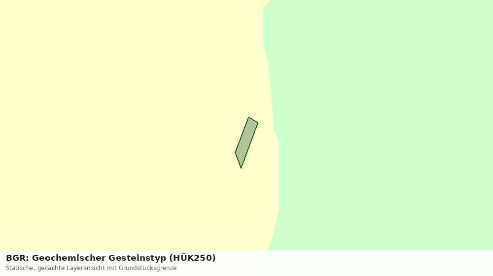 Statische Kartenansicht: BGR: Geochemischer Gesteinstyp (HÜK250)