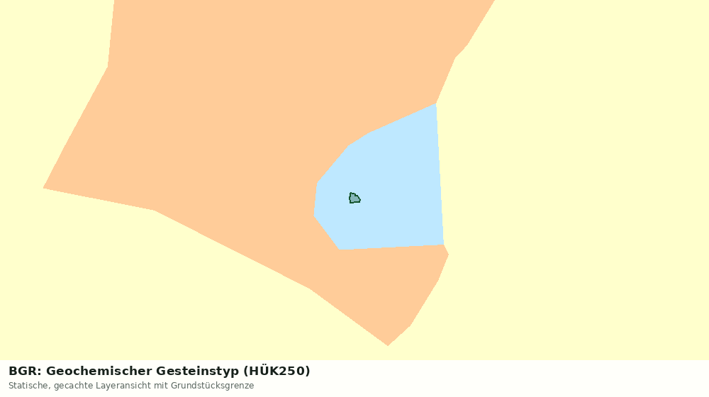 Statische Kartenansicht: BGR: Geochemischer Gesteinstyp (HÜK250)