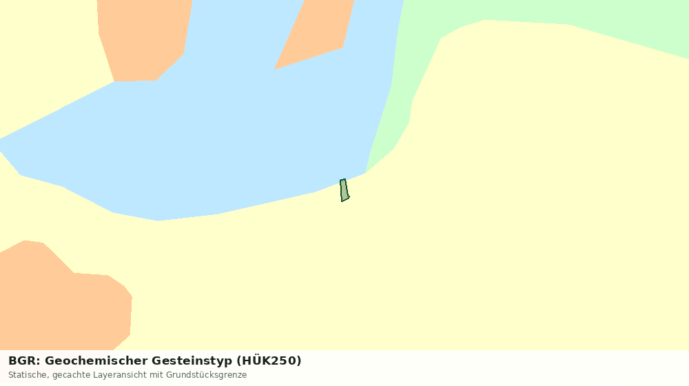 Statische Kartenansicht: BGR: Geochemischer Gesteinstyp (HÜK250)