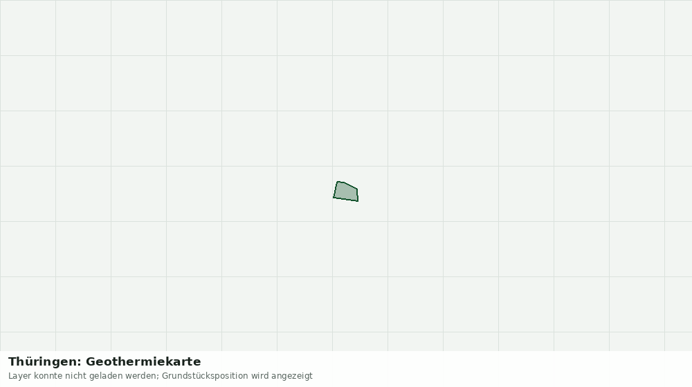 Statische Kartenansicht: Thüringen: Geothermiekarte