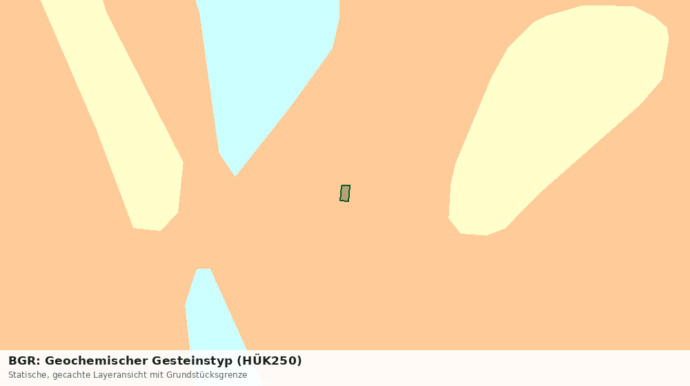 Statische Kartenansicht: BGR: Geochemischer Gesteinstyp (HÜK250)
