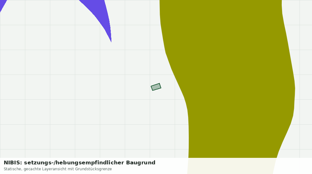 Statische Kartenansicht: NIBIS: setzungs-/hebungsempfindlicher Baugrund