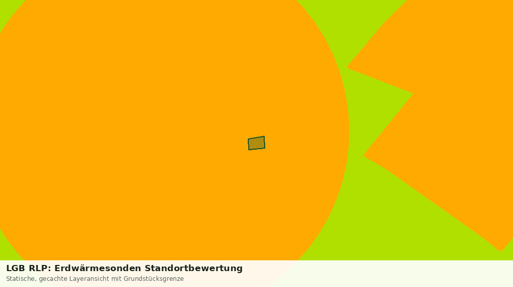 Statische Kartenansicht: LGB RLP: Erdwärmesonden Standortbewertung