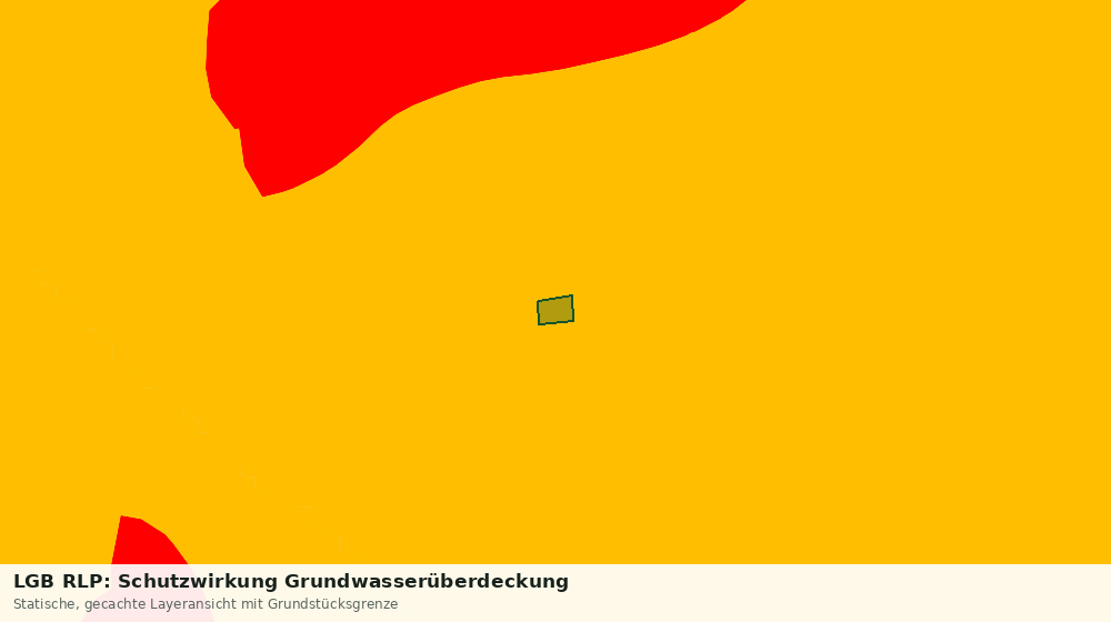 Statische Kartenansicht: LGB RLP: Schutzwirkung Grundwasserüberdeckung