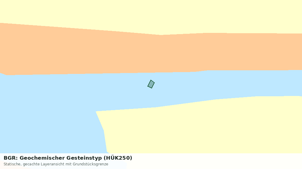 Statische Kartenansicht: BGR: Geochemischer Gesteinstyp (HÜK250)