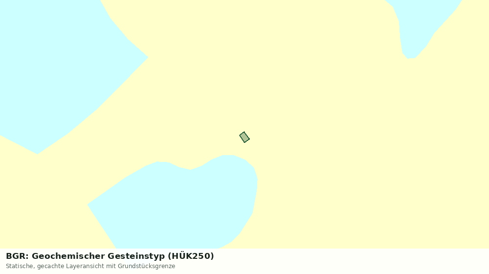 Statische Kartenansicht: BGR: Geochemischer Gesteinstyp (HÜK250)