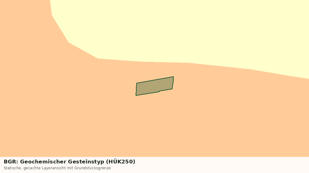 Statische Kartenansicht: BGR: Geochemischer Gesteinstyp (HÜK250)