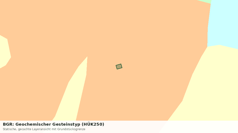 Statische Kartenansicht: BGR: Geochemischer Gesteinstyp (HÜK250)