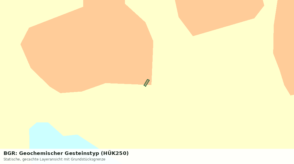Statische Kartenansicht: BGR: Geochemischer Gesteinstyp (HÜK250)