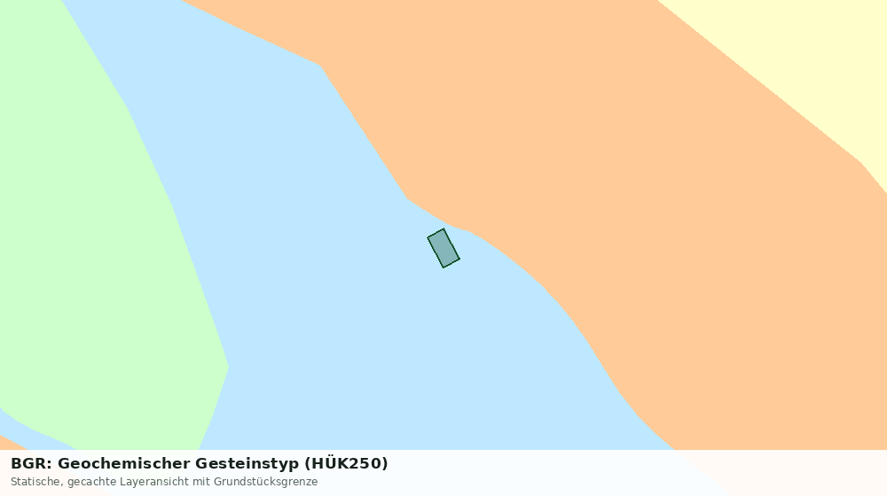 Statische Kartenansicht: BGR: Geochemischer Gesteinstyp (HÜK250)