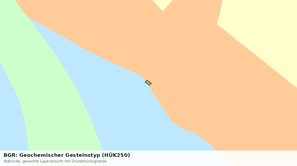 Statische Kartenansicht: BGR: Geochemischer Gesteinstyp (HÜK250)