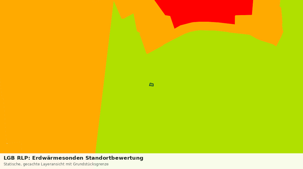 Statische Kartenansicht: LGB RLP: Erdwärmesonden Standortbewertung