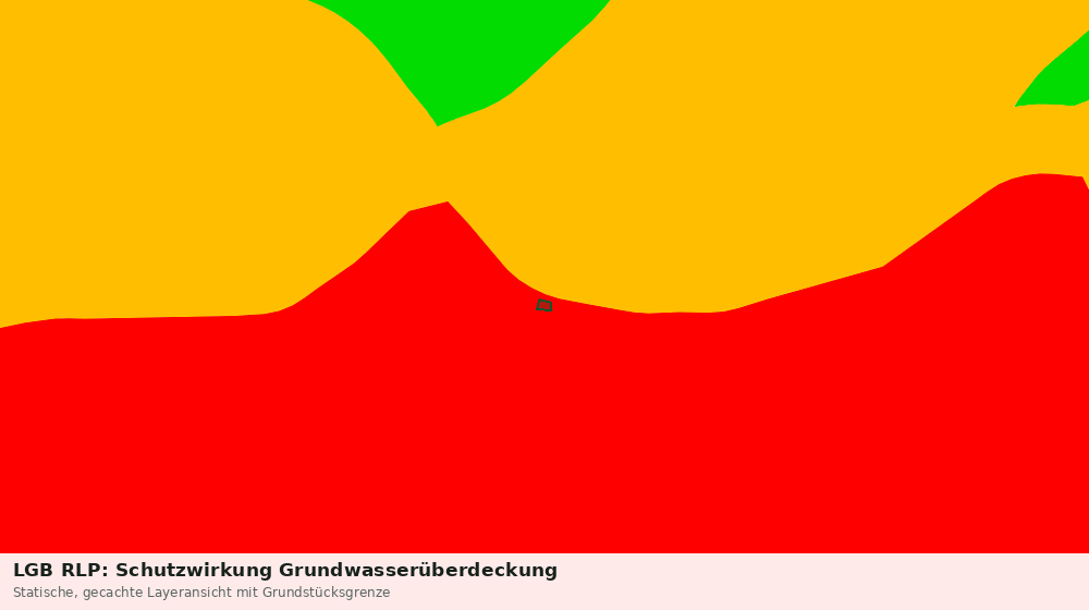 Statische Kartenansicht: LGB RLP: Schutzwirkung Grundwasserüberdeckung