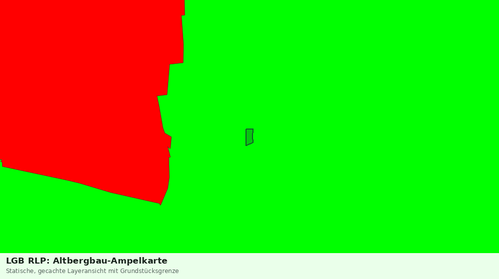 Statische Kartenansicht: LGB RLP: Altbergbau-Ampelkarte