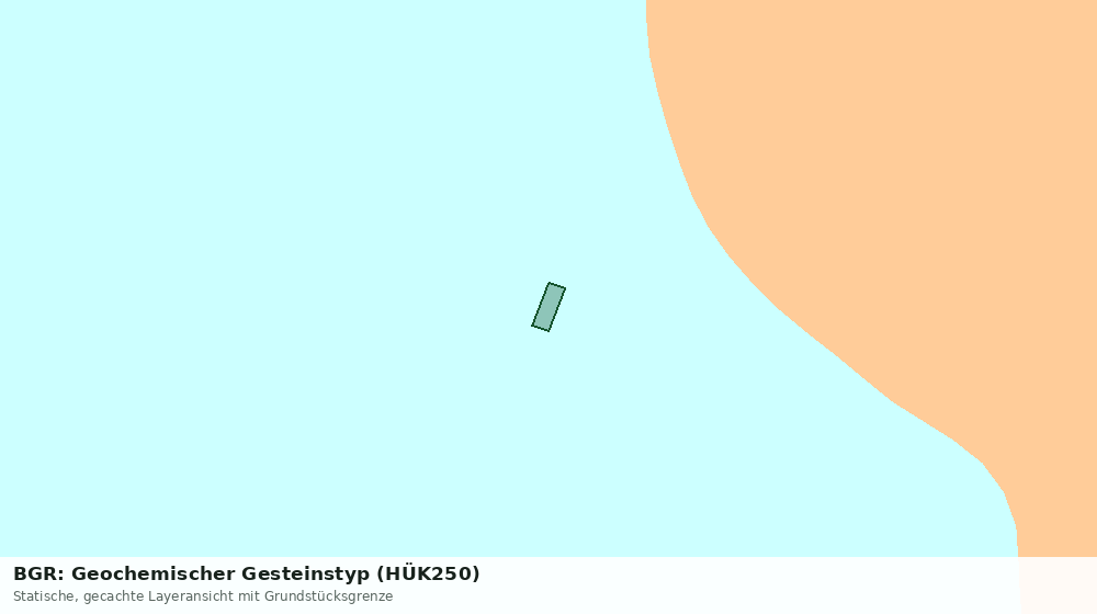 Statische Kartenansicht: BGR: Geochemischer Gesteinstyp (HÜK250)