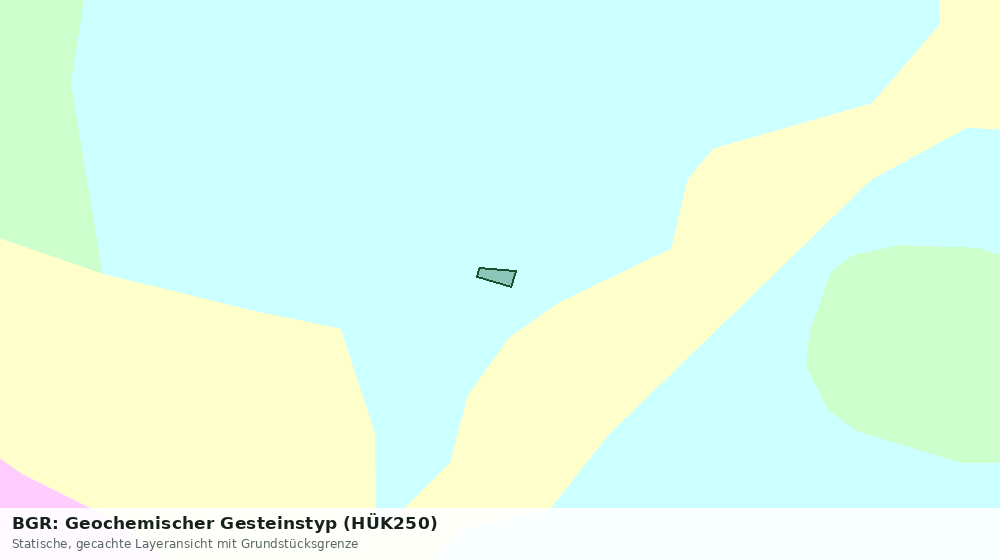 Statische Kartenansicht: BGR: Geochemischer Gesteinstyp (HÜK250)