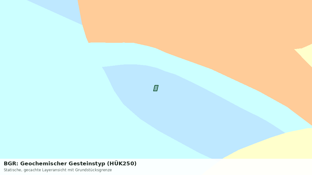 Statische Kartenansicht: BGR: Geochemischer Gesteinstyp (HÜK250)