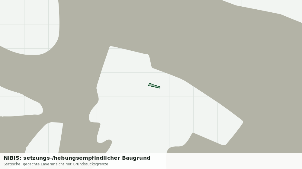 Statische Kartenansicht: NIBIS: setzungs-/hebungsempfindlicher Baugrund