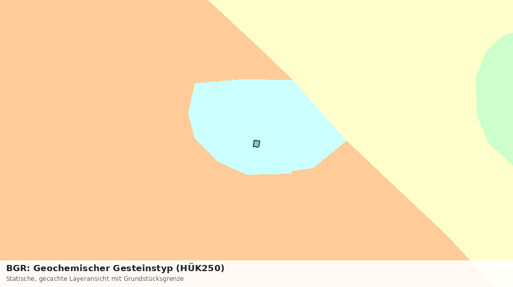 Statische Kartenansicht: BGR: Geochemischer Gesteinstyp (HÜK250)