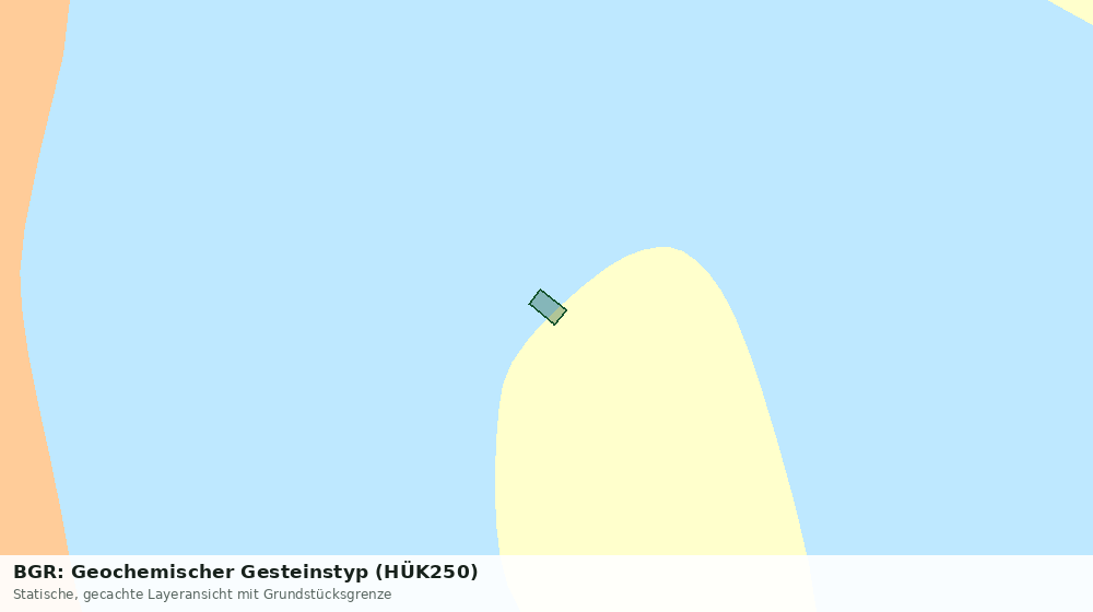Statische Kartenansicht: BGR: Geochemischer Gesteinstyp (HÜK250)