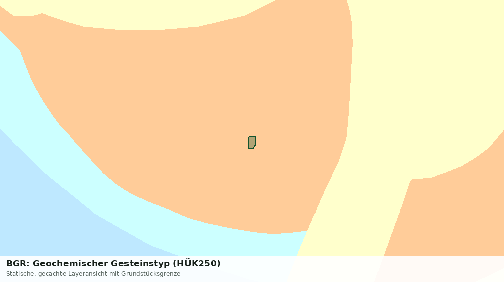 Statische Kartenansicht: BGR: Geochemischer Gesteinstyp (HÜK250)