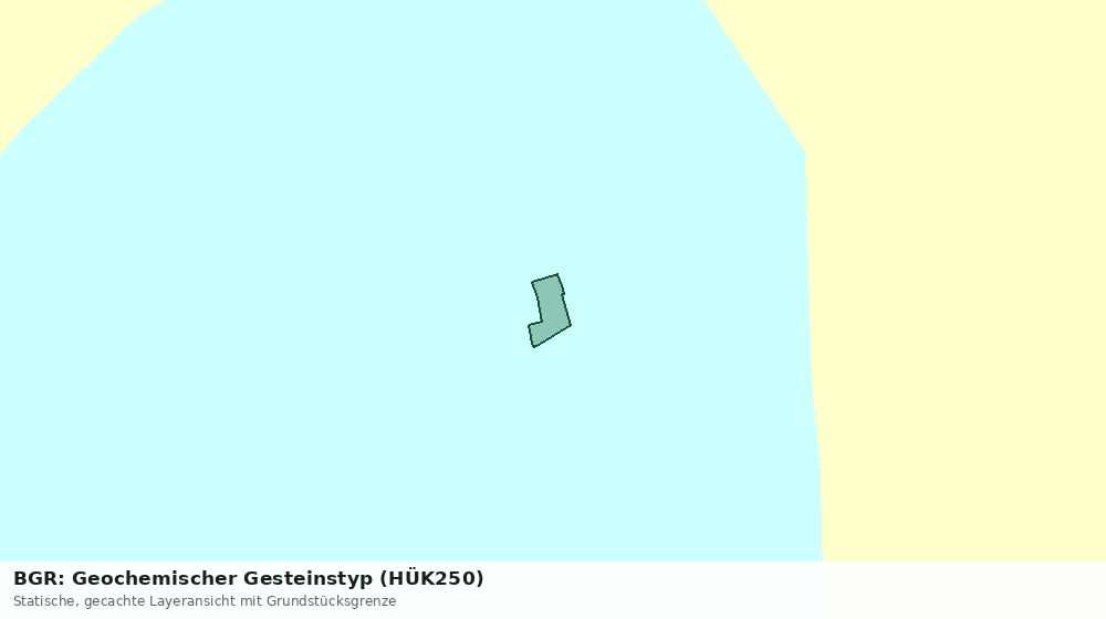 Statische Kartenansicht: BGR: Geochemischer Gesteinstyp (HÜK250)