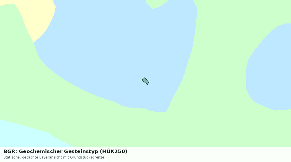 Statische Kartenansicht: BGR: Geochemischer Gesteinstyp (HÜK250)