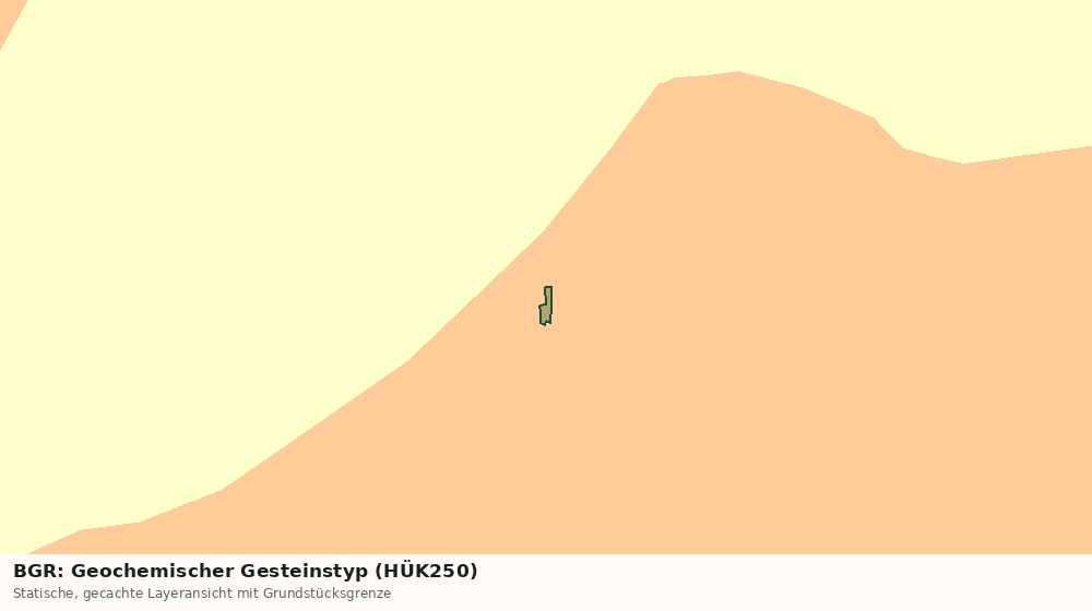 Statische Kartenansicht: BGR: Geochemischer Gesteinstyp (HÜK250)
