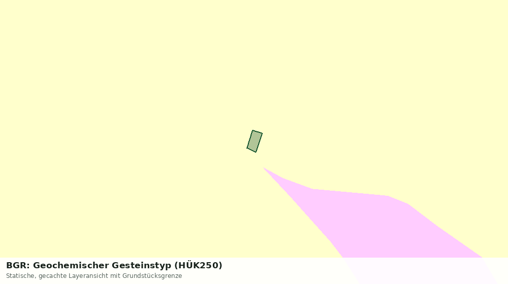 Statische Kartenansicht: BGR: Geochemischer Gesteinstyp (HÜK250)