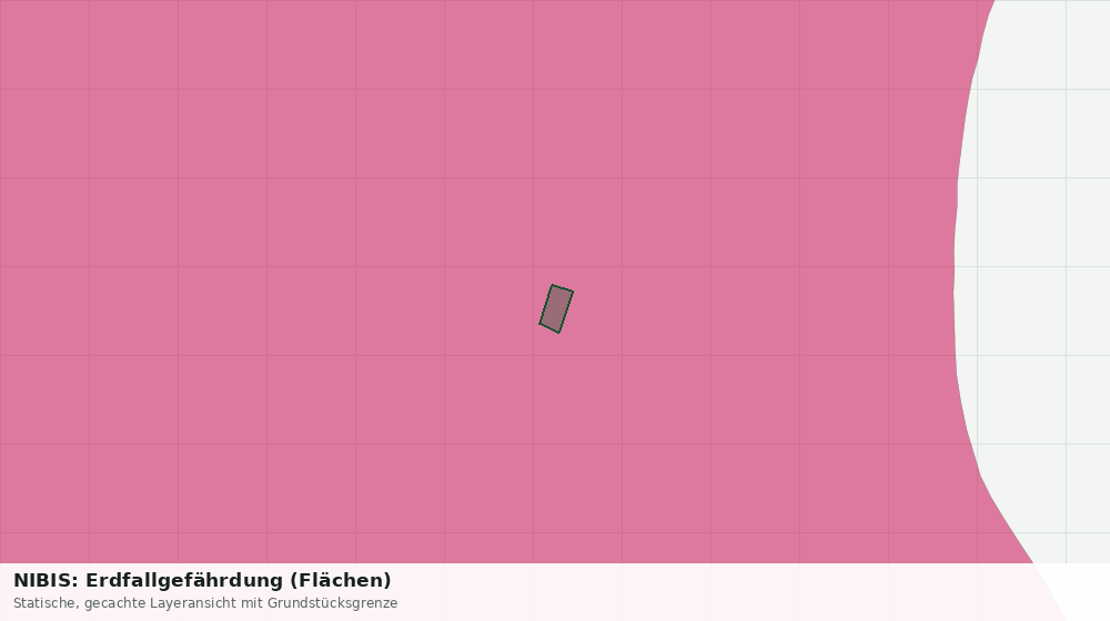 Statische Kartenansicht: NIBIS: Erdfallgefährdung (Flächen)