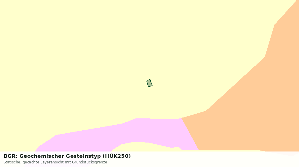 Statische Kartenansicht: BGR: Geochemischer Gesteinstyp (HÜK250)