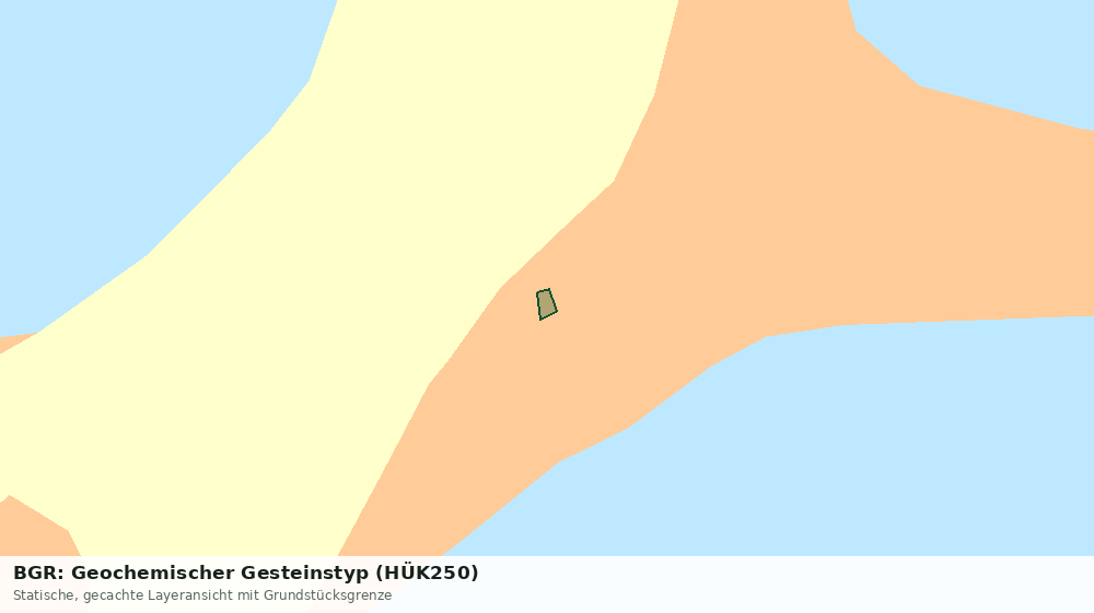 Statische Kartenansicht: BGR: Geochemischer Gesteinstyp (HÜK250)